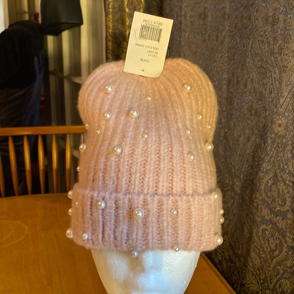 V! Pink New Directions winter Beanie hat new